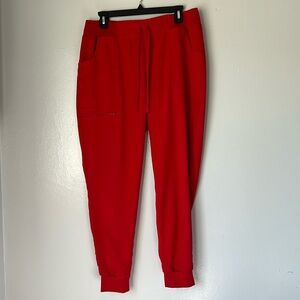 HeartSoul Jogger size large, Red color.
